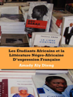 cover image of Les etudiants africains et la litteratur